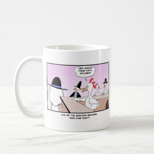 Huhn oder Ei? Funny Gifts & Sammlerstücke Kaffeetasse (Links)