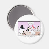 Huhn oder Ei? Funny Gifts & Sammlerstücke Magnet (Vorderseite/Rückseite)