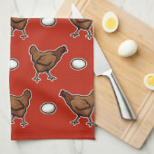 Huhn oder Ei? Handtuch (Viertel Falte)