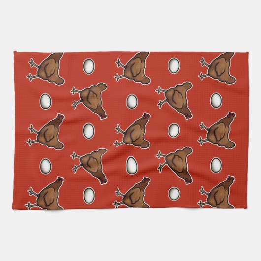 Huhn oder Ei? Handtuch (Horizontal)