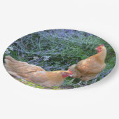 Huhn-Pappteller Pappteller (Schrägansicht)