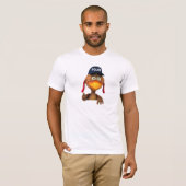 Huhn-Polizei T-Shirt (Vorne ganz)