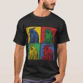 Huhn Popart T-Shirt (Vorderseite)