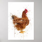 Huhn Poster (Vorne)