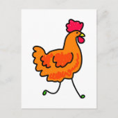 Huhn Postkarte (Vorderseite)