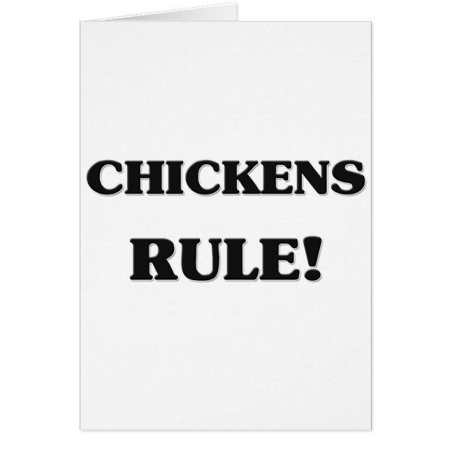 Huhn-Regel (Vorne)