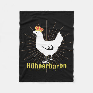 Huhn Ron Lustige Hühner Flüstern Bauer Huhn Fleecedecke