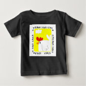 Huhn sagt Gluckern-Bauernhof-T - Shirts (Vorderseite)