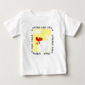 Huhn sagt Gluckern-T-Shirts und Geschenke Baby T-shirt (Vorderseite)