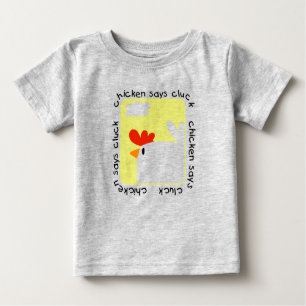 Huhn sagt Gluckern-T-Shirts und Geschenke Baby T-shirt