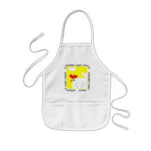 Huhn sagt Gluckern-T-Shirts und Geschenke Kinderschürze