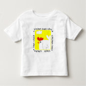 Huhn sagt Gluckern-T-Shirts und Geschenke Kleinkind T-shirt (Vorderseite)