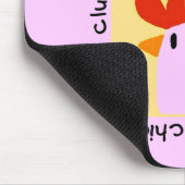 Huhn sagt Gluckern-T-Shirts und Geschenke Mousepad (Ecke)