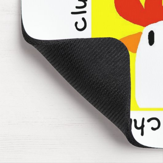 Huhn sagt Gluckern-T-Shirts und Geschenke Mousepad (Ecke)
