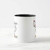 Huhn sagt Gluckern-T-Shirts und Geschenke Tasse (Zentrum)