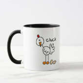 Huhn sagt Gluckern-T-Shirts und Geschenke Tasse (Links)