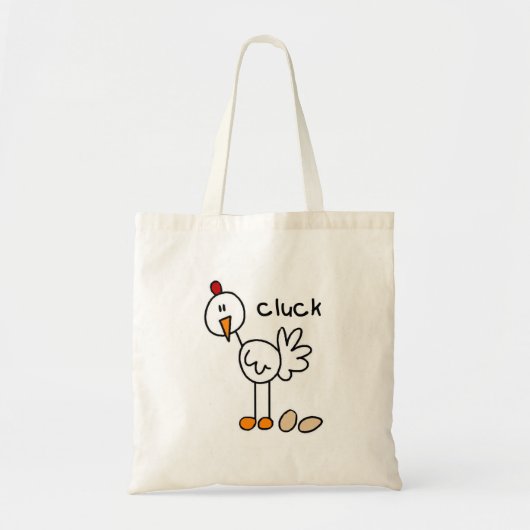 Huhn sagt Gluckern-T - Shirts und Geschenke Tragetasche (Vorne)