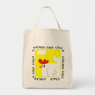 Huhn sagt Gluckern-T-Shirts und Geschenke Tragetasche