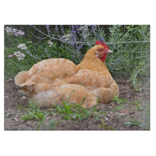 Huhn-Schneidebrett Schneidebrett (Vorderseite)