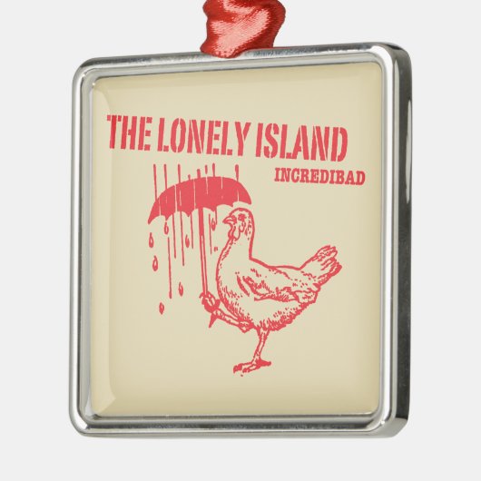 Huhn Silbernes Ornament (Links)