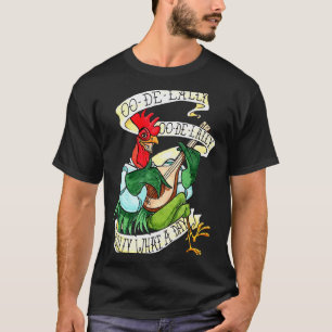 Huhn singt o de Lally Golly was für ein Tag lustig T-Shirt