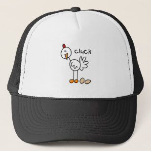 Huhn-Strichmännchen-Hut Truckerkappe