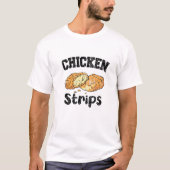 Huhn Strips Funny Fricken Frische Pasta machen T-Shirt (Vorderseite)