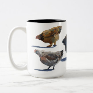Huhn-Tasse Zweifarbige Tasse