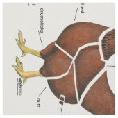 Huhn-Teile Stoff (Nahaufnahme)