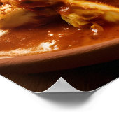 Huhn Tikka Masala Curry mit Reis Poster (Ecke)