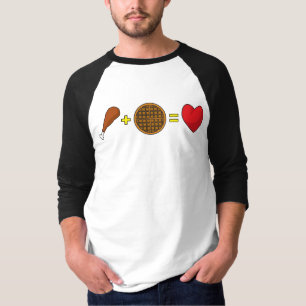 Huhn u. Waffeln T-Shirt