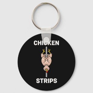 Huhn, umgekehrte Chicken Strips Lachen  Schlüsselanhänger