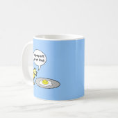 Huhn und Ei Kaffeetasse (Vorderseite Links)