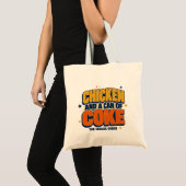 Huhn und eine Cola-Dose - Scouse Meme Design Tragetasche (Vorderseite (Produkt))