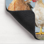 Huhn und Freunde Mousepad (Ecke)