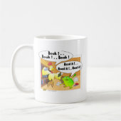 Huhn und Frosch Kaffeetasse (Links)