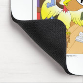 Huhn und Frosch Mousepad (Ecke)