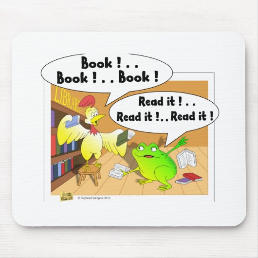 Huhn und Frosch Mousepad (Vorne)