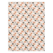 Huhn-und Hahn-Muster Tischdecke (Vorderseite)