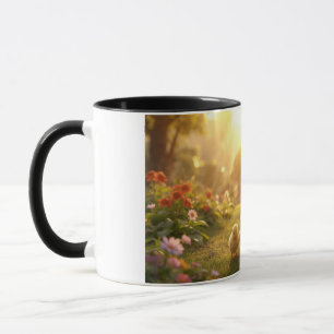 Huhn und Küken Tasse - Süße Hühnerfamilie Tasse - 
