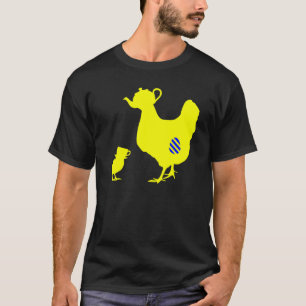 Huhn- und Kükenteekanne T-Shirt