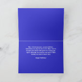 Huhn-und Opossum-Geburtstags-Karte Karte (Innenseite)