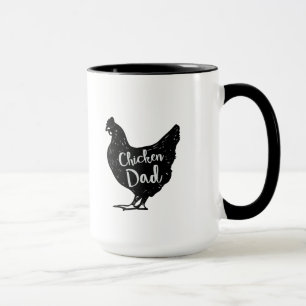 Huhn-Vater-Geflügel-Liebe-Vatertags-Geschenke Tasse