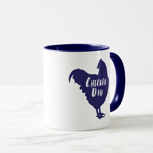 Huhn-Vater-Tasse Tasse (VorderseiteRechts)