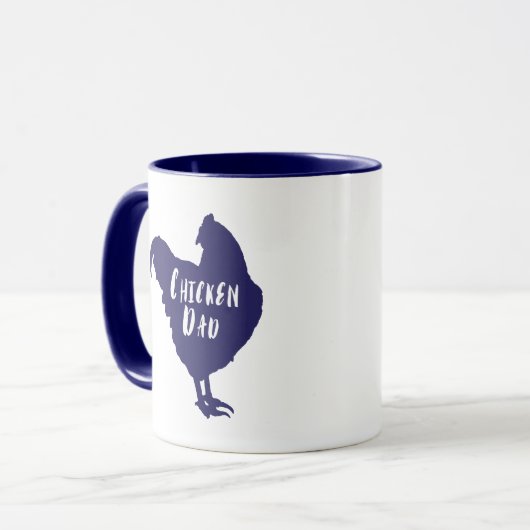 Huhn-Vater-Tasse Tasse (Vorderseite Links)