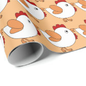 Huhn-Verpackung Geschenkpapier (Rolleneckpunkt)