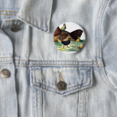 Huhn-Vintages Tier Button (Beispiel)