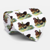 Huhn-Vintages Tier Krawatte (Gerollt)