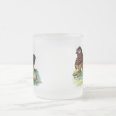 Huhn-Vintages Tier Mattglastasse (Mittel)