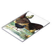 Huhn-Vintages Tier Notizblock (Linke Seite)